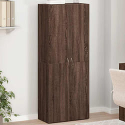 Armoire de classement chêne marron 60x32x153 cm bois ingénierie Vidaxl