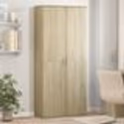 vidaXL Buffet haut chêne sonoma 80x35x180 cm bois d'ingénierie