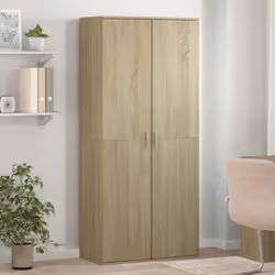 vidaXL Armoire à chaussures Chêne sonoma 80x39x178cm Bois d'ingénierie