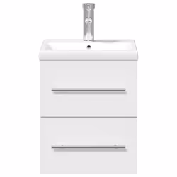 VidaXL 3278755 miroir de salle de bain et armoire de rangement pour évier - Vue supplémentaire 4