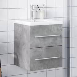 VidaXL 3278759 miroir de salle de bain et armoire de rangement pour évier