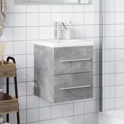 VidaXL 3278759 miroir de salle de bain et armoire de rangement pour évier