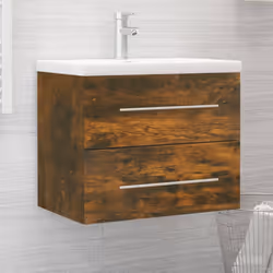 VidaXL 3278773 miroir de salle de bain et armoire de rangement pour évier