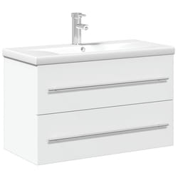 VidaXL 3278776 miroir de salle de bain et armoire de rangement pour évier