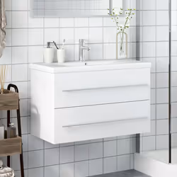 VidaXL 3278776 miroir de salle de bain et armoire de rangement pour évier - Vue supplémentaire 3
