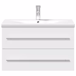 VidaXL 3278776 miroir de salle de bain et armoire de rangement pour évier - Vue supplémentaire 4