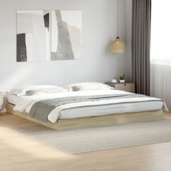 Vidaxl - Cadre de lit chêne sonoma 180x200 cm bois d'ingénierie