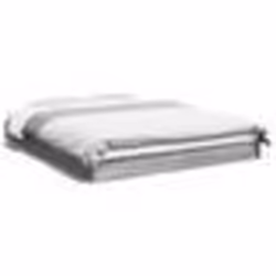 vidaXL Cadre de lit sans matelas sonoma gris 150x200 cm - 150 x 200 cm
