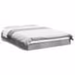 vidaXL Cadre de lit sans matelas gris béton 140x200 cm - 140 x 200 cm