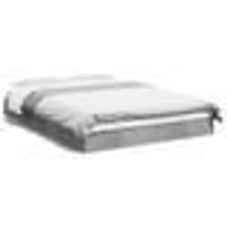 vidaXL Cadre de lit sans matelas gris béton 140x200 cm - 140 x 200 cm