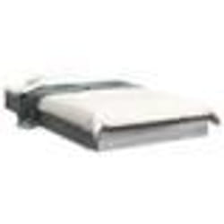 vidaXL Cadre de lit sans matelas sonoma gris 100x200 cm - 100 x 200 cm