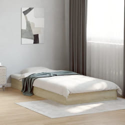 Vidaxl - Cadre de lit chêne sonoma 90x190 cm bois d'ingénierie
