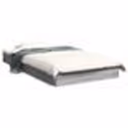 vidaXL Cadre de lit sans matelas sonoma gris 90x190 cm - 90 x 190 cm