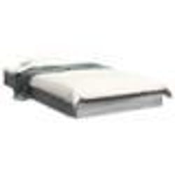 vidaXL Cadre de lit sans matelas sonoma gris 90x190 cm - 90 x 190 cm