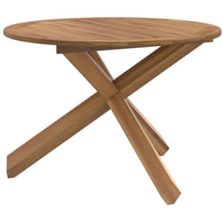 Vidaxl - Table De Jardin Ø109x74 Cm Bois De Teck Solide