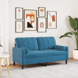 VidaXL Bleu Velours