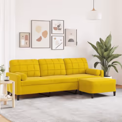 Ce canapé à 3 places est un excellent endroit pour discuter, lire, regarder la télévision ou simplement vous détendre. Il est ...