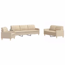 VidaXL 3278289, Crème, mousse, Métal, Polyester, 2,26 m, 77 cm, 80 cm