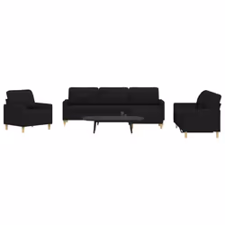 VidaXL 3278307 Ensemble de meubles de salle à manger Noir
