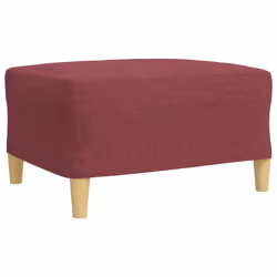 VidaXL 3278309 Ensemble de meubles de salle à manger Rouge - Vue supplémentaire 7