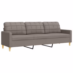 VidaXL 3278310 Ensemble de meubles de salle à manger Taupe - Vue supplémentaire 6