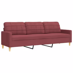 VidaXL 3278317 Ensemble de meubles de salle à manger Rouge - Vue supplémentaire 6