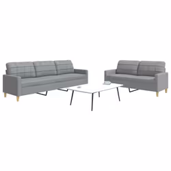VidaXL 3278319 Ensemble de meubles de salle à manger Gris