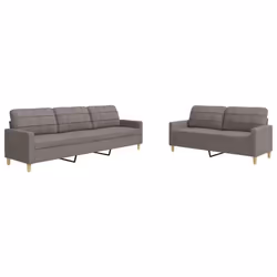 VidaXL 3278326, Taupe, mousse, Métal, Polyester, 2,26 m, 77 cm, 80 cm