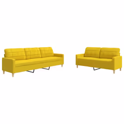 VidaXL 3278332, Jaune, mousse, Métal, Polyester, 2,26 m, 77 cm, 80 cm
