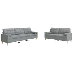 VidaXL 3278335 Ensemble de meubles de salle à manger Gris