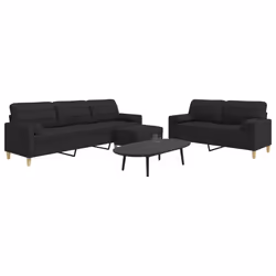 VidaXL 3278347 Ensemble de meubles de salle à manger Noir
