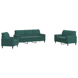 VidaXL 3278373 Ensemble de meubles de salle à manger Vert