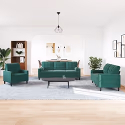 VidaXL 3278373 Ensemble de meubles de salle à manger Vert