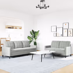 VidaXL 3278391 Ensemble de meubles de salle à manger Gris