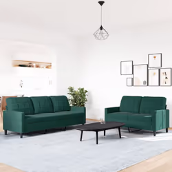 VidaXL 3278393 Ensemble de meubles de salle à manger Vert