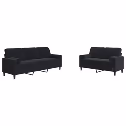VidaXL 3278406, Noir, mousse, Métal, Polyester, Polywood, Textile, 197 cm, 77 cm, 80 cm