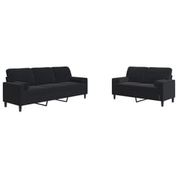 VidaXL 3278406 Ensemble de meubles de salle à manger Noir