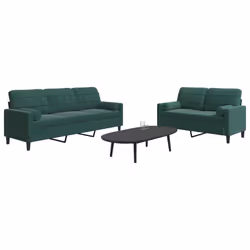 VidaXL 3278413 Ensemble de meubles de salle à manger Vert