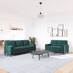 VidaXL 3278413 Ensemble de meubles de salle à manger Vert