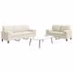vidaXL Ensemble de canapés 2 pcs avec coussins et traversins velours