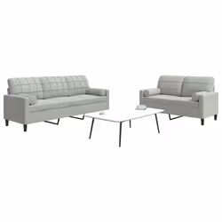 VidaXL 3278421 Ensemble de meubles de salle à manger Gris