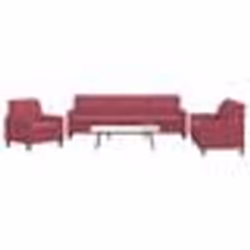 vidaXL Ensemble de canapés 3 pcs avec coussins Rouge bordeaux Velours