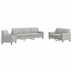 VidaXL 3278451, Gris, mousse, Métal, Polyester, Polywood, Textile, 2,26 m, 77 cm, 80 cm