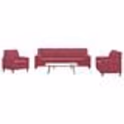 vidaXL Ensemble de canapés 3 pcs avec coussins et traversins velours