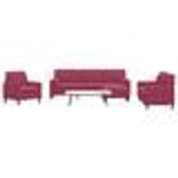 vidaXL Ensemble de canapés 4 pcs avec coussins et traversins velours