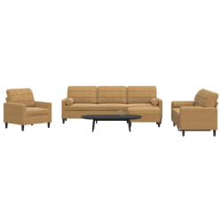 vidaXL Ensemble canapés 4 pcs - Velours