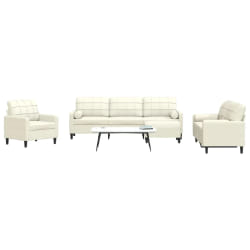 vidaXL Ensemble de canapés 4 pcs avec coussins et traversins velours