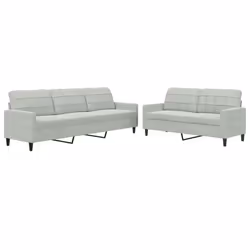 VidaXL 3278471, Gris, mousse, Métal, Polyester, Polywood, Textile, 2,26 m, 77 cm, 80 cm