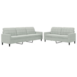 VidaXL 3278471 Ensemble de meubles de salle à manger Gris