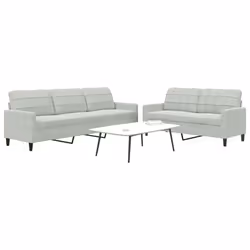 VidaXL 3278471 Ensemble de meubles de salle à manger Gris